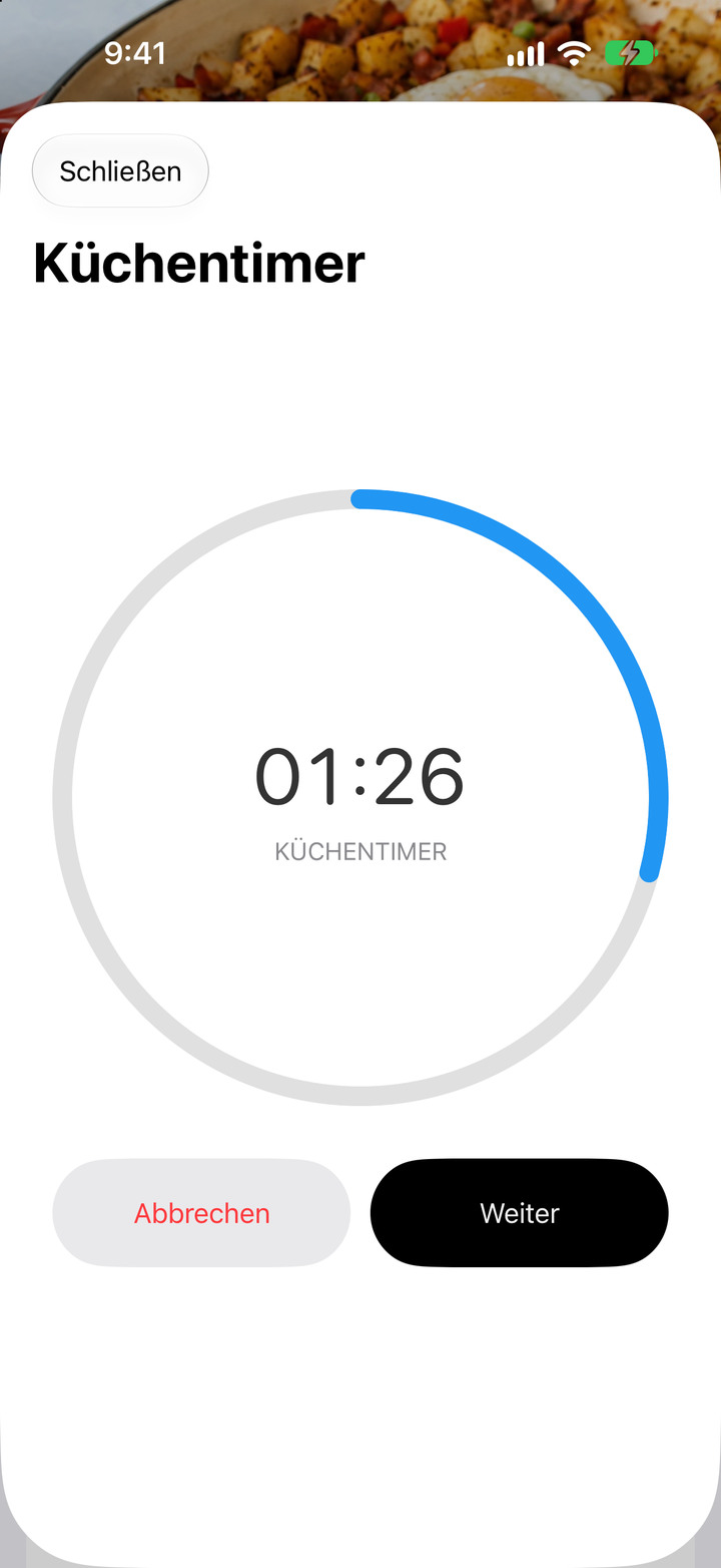 Im Kochmodus bekommt jeder Schritt Raum.